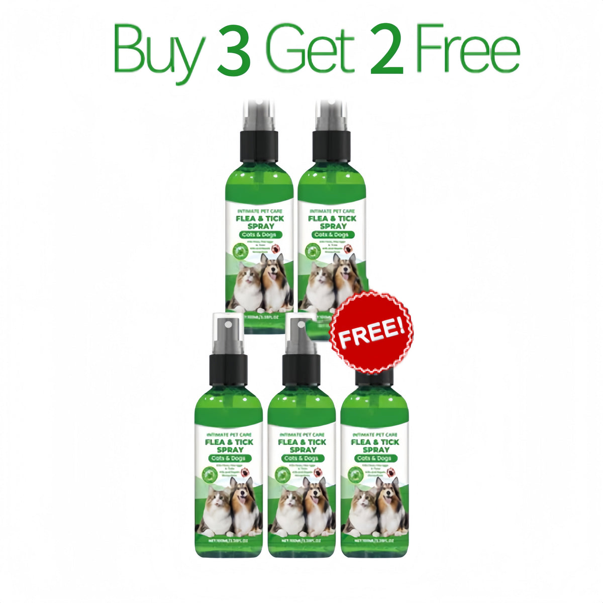 🥳2026 HOT SALE🥳🍃🐾 50% OFF! Natural Flea & Tick Spray – Peppermint & tea tree oil, safe for cats & dogs. Soothes itchy skin, no harsh chemicals. Just spray & go. A gentle pest solution. 🌿✨