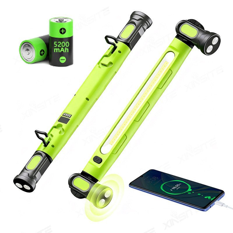 🥳2026 HOT SALE🥳💞50K+ SOLD!💡🔧 50% OFF! 3000LM LED Work Light – Magnetic + hook, 5200mAh battery, 360° rotation. Type‑C fast charge. Bright as day anywhere! 🔋✨