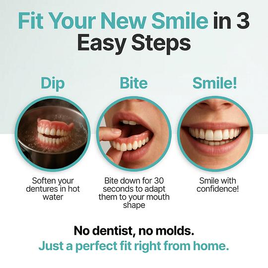 🌎Ends Today: 70% OFF! ⏰ Designed for Comfort and a Natural-Looking Smile