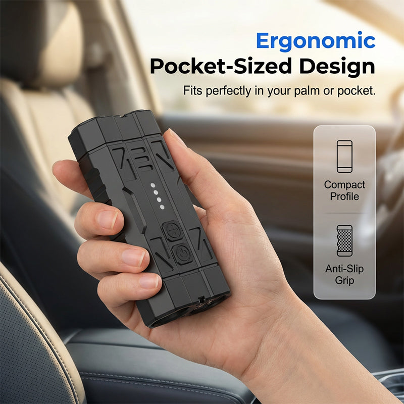 Dual-Source EDC Flashlight with Magnetic Base