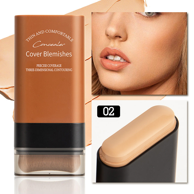 🔥🔥Buy 3 Get 2 FREE✨2026 Instant Concealing Foundation Stick with Built-in Brush