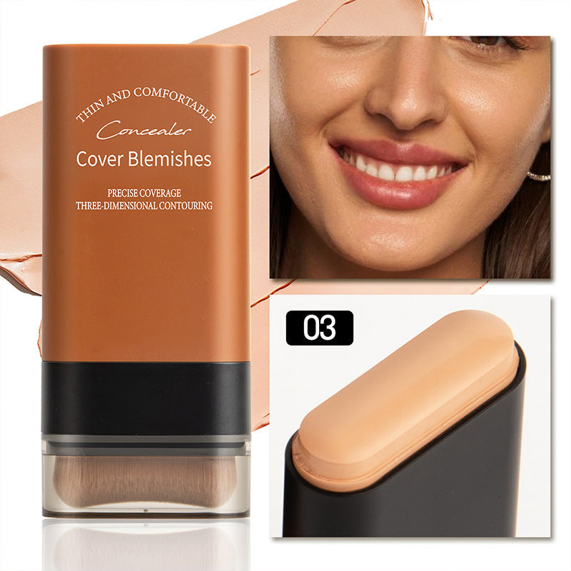 🔥🔥Buy 3 Get 2 FREE✨2026 Instant Concealing Foundation Stick with Built-in Brush