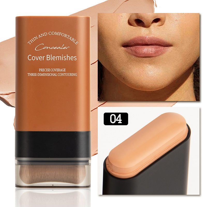 🔥🔥Buy 3 Get 2 FREE✨2026 Instant Concealing Foundation Stick with Built-in Brush
