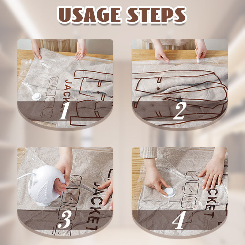 🔥 Last Day 49% OFF - Hanging Vacuum Storage Bags