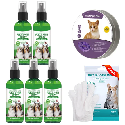 🥳2026 HOT SALE🥳🍃🐾 50% OFF! Natural Flea & Tick Spray – Peppermint & tea tree oil, safe for cats & dogs. Soothes itchy skin, no harsh chemicals. Just spray & go. A gentle pest solution. 🌿✨