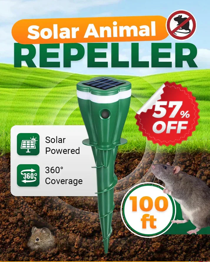 Hot Sale 57% OFF☘️Solar Powered Waterproof Animal Repellent