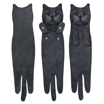 🐾🐱Funny Cat Hand Towels🎁