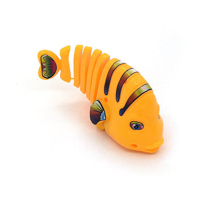 Christmas Promotion 40% OFF Plastic Wind-Up Wiggle Fish Toys
