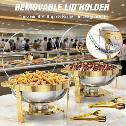 Stainless Steel Chafing Dish Buffet Set