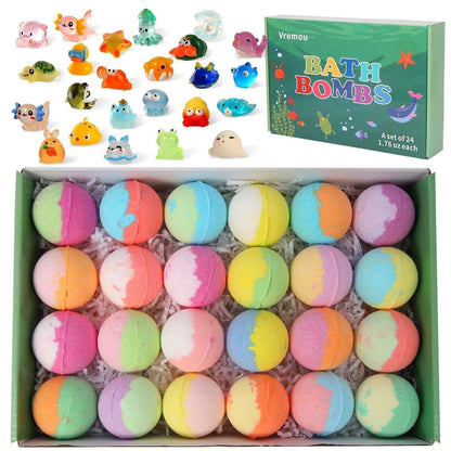 🛁 60% OFF |🌊 Ocean Theme Bath Bombs | 60g*12 Pcs, Foamy Bath Time & Fun Gift Idea ✨
