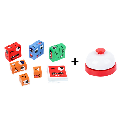 🎭 50% OFF HOT SALE! ✨ 5D Puzzle Educational Faces Changing Game - Interactive Family Activity with Rotating Expressions for Creative Learning 👨‍👩‍👧‍👦🔁