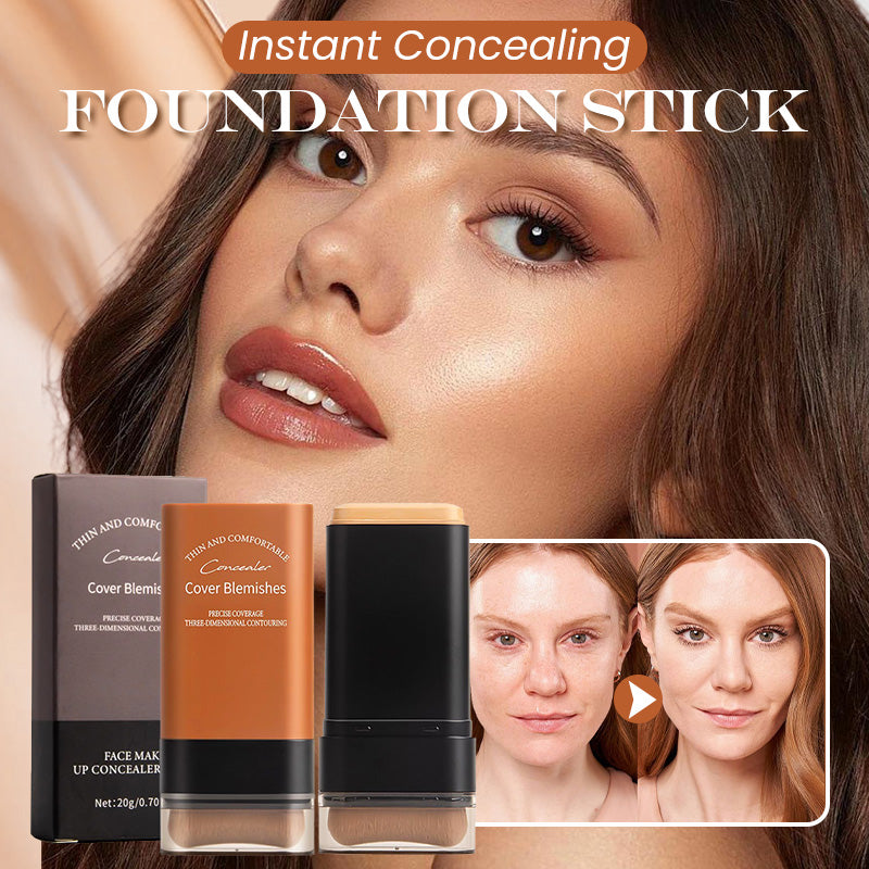🔥🔥Buy 3 Get 2 FREE✨2026 Instant Concealing Foundation Stick with Built-in Brush