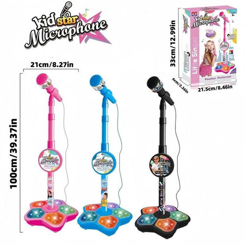 🎤 Perfect Gift for Little Stars 🎄✨ Kids Karaoke Microphone Toy | Christmas SALE 50% OFF | Sing-Along Machine with Flashing Lights & Built-in Tunes