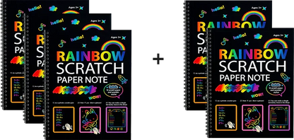 ⏳Limited-time 41% off⏰ Rated 5/5 by 10,000+ Users Creative Rainbow Scratch Art Notebook