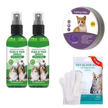 🥳2026 HOT SALE🥳🍃🐾 50% OFF! Natural Flea & Tick Spray – Peppermint & tea tree oil, safe for cats & dogs. Soothes itchy skin, no harsh chemicals. Just spray & go. A gentle pest solution. 🌿✨