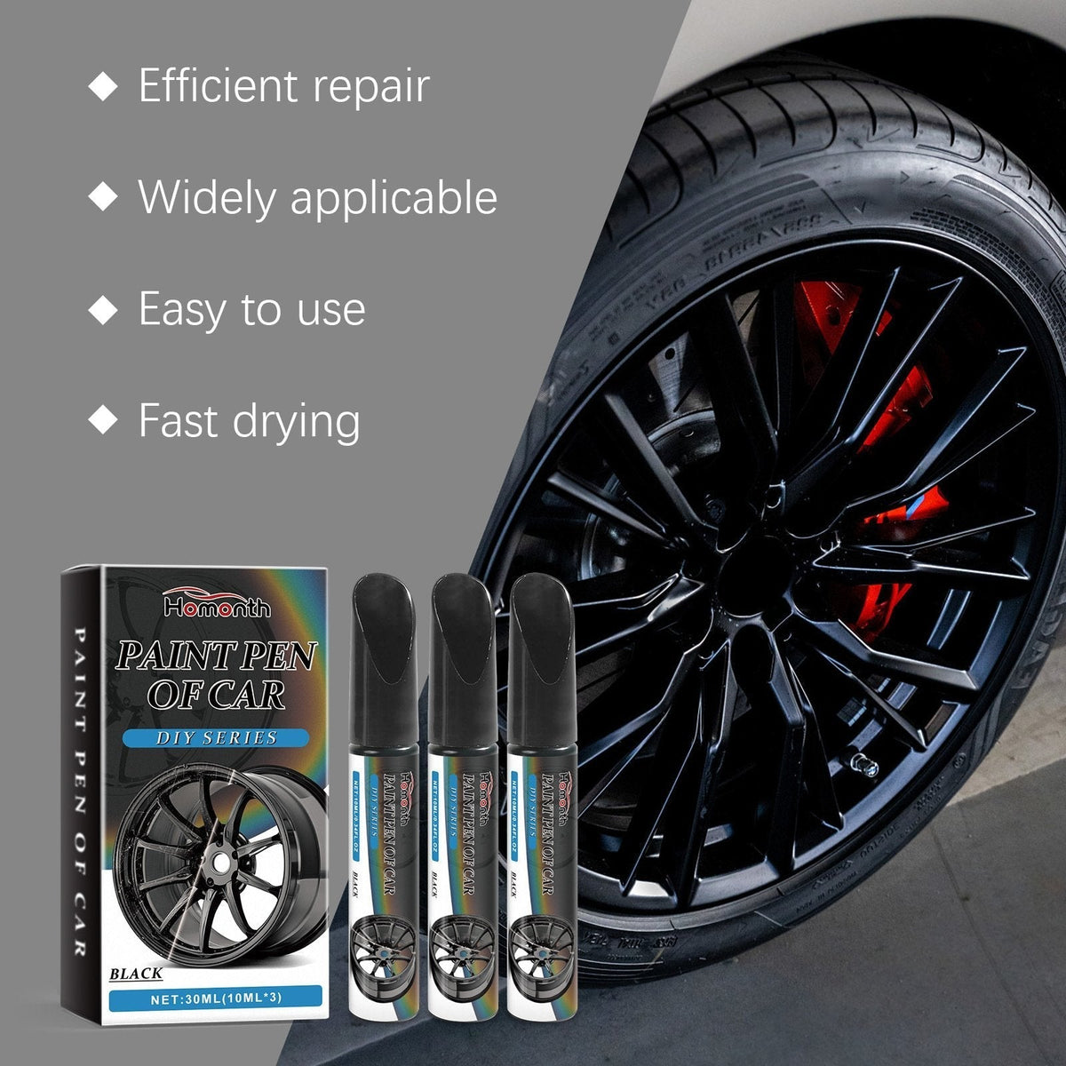 ✨ 50% OFF NOW! 🚗 Magic Car Scratch Repair Pen – Fix Rim Scratches in Minutes – Permanent & No-Drip Formula 🛠️