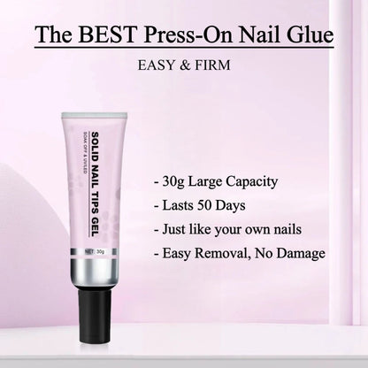 🎉Hot selling🎉-Magic Solid Nail Glue Kit 3-In-1 Nail Art Kits
