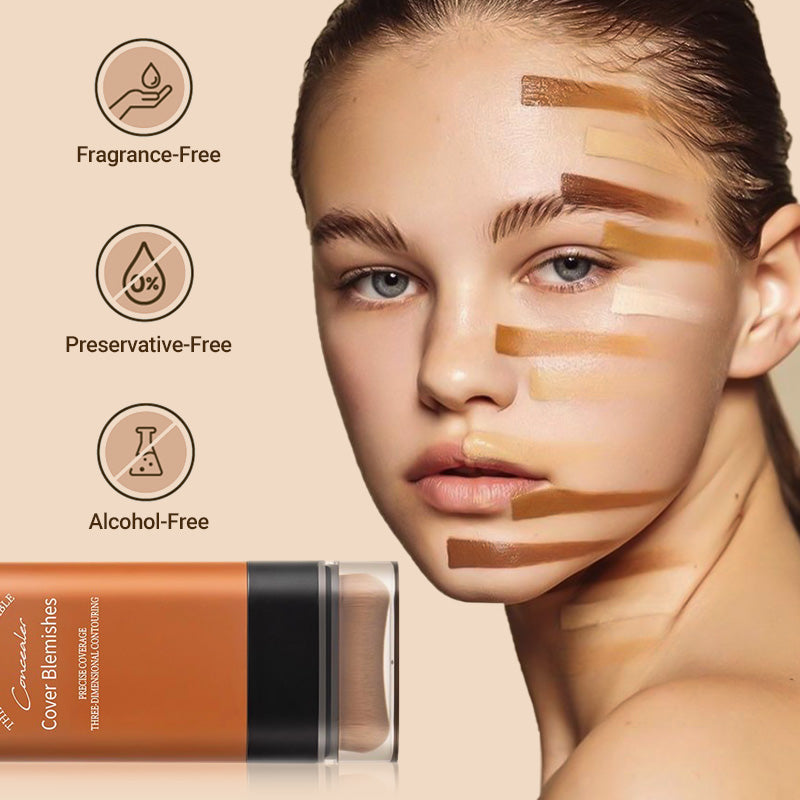 🔥🔥Buy 3 Get 2 FREE✨2026 Instant Concealing Foundation Stick with Built-in Brush