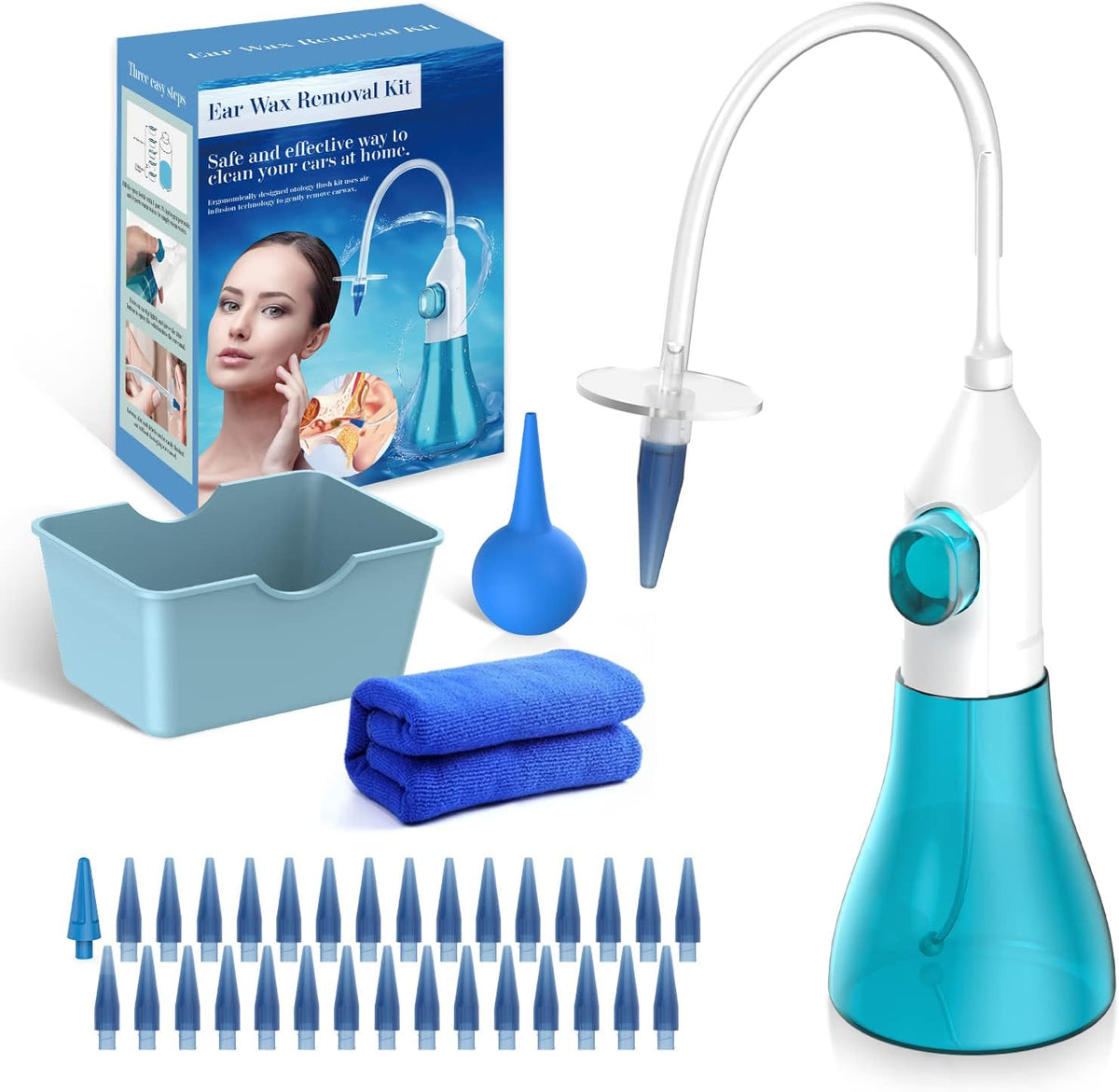 📢📢BIG SALE!!⏰👂 Ear Wax Removal Kit – Safe, Gentle & Reusable Silicone Spoon for Easy, Hygienic Ear Cleaning ✨🛡️