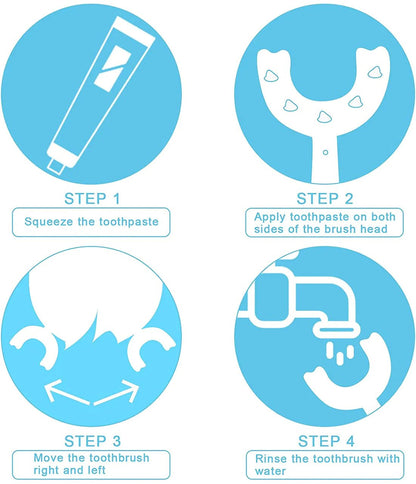 🦷All Rounded Children U-Shape Toothbrush🎁