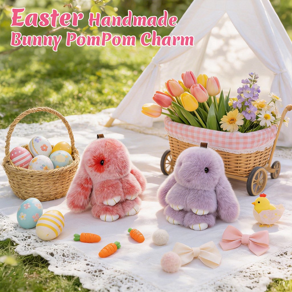 🎁EASTER SALE – ONLY $12.99!!🐰🎉 Handmade Soft Bunny Charms