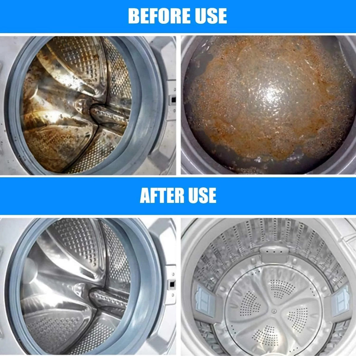 🔥Solange der Vorrat reicht 50 % Rabatt!🎉Washing Machine Deep Cleaner Tablets ( Buy 1 Get 1 FREE )