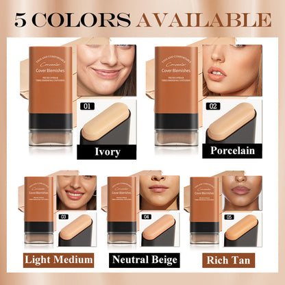 🔥🔥Buy 3 Get 2 FREE✨2026 Instant Concealing Foundation Stick with Built-in Brush