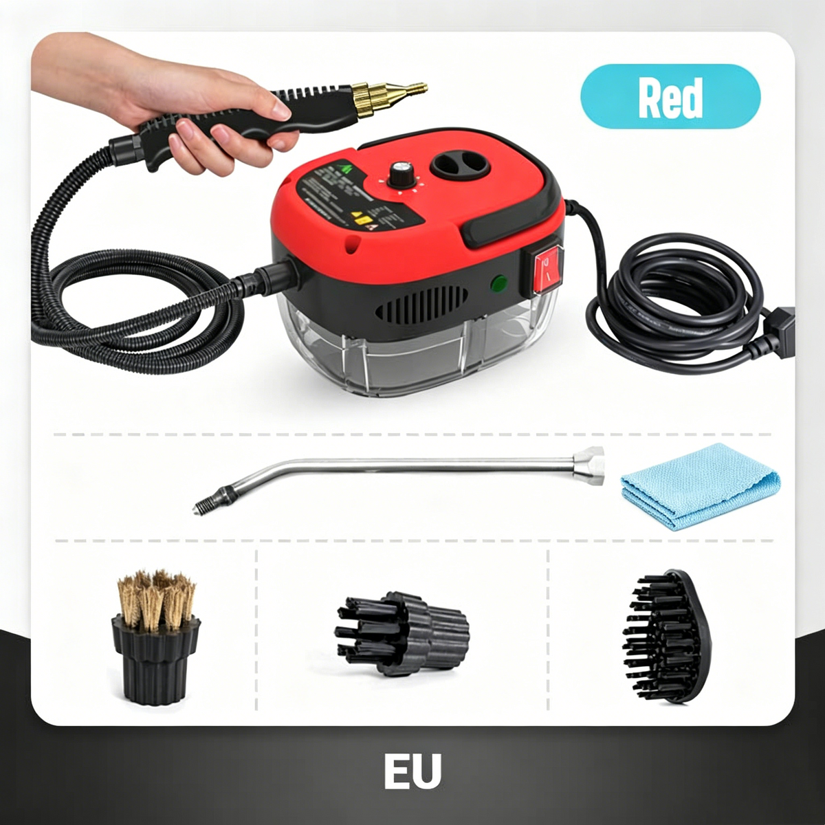 🔥Best seller worldwide✨2500W Handheld High-Temperature Pressurized Steam Cleaner