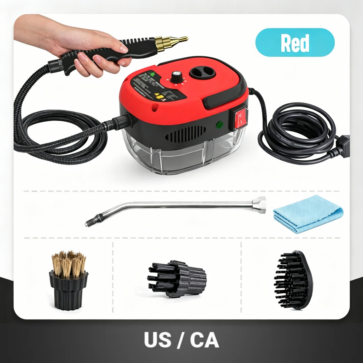 🔥Best seller worldwide✨2500W Handheld High-Temperature Pressurized Steam Cleaner