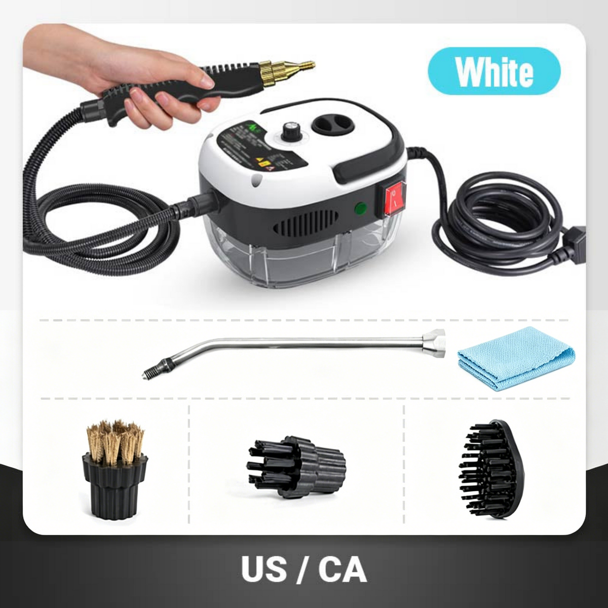 🔥Best seller worldwide✨2500W Handheld High-Temperature Pressurized Steam Cleaner