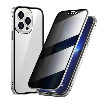 🎁Hot Sale 50% OFF⏳Magnetic iPhone case with privacy glass and metal