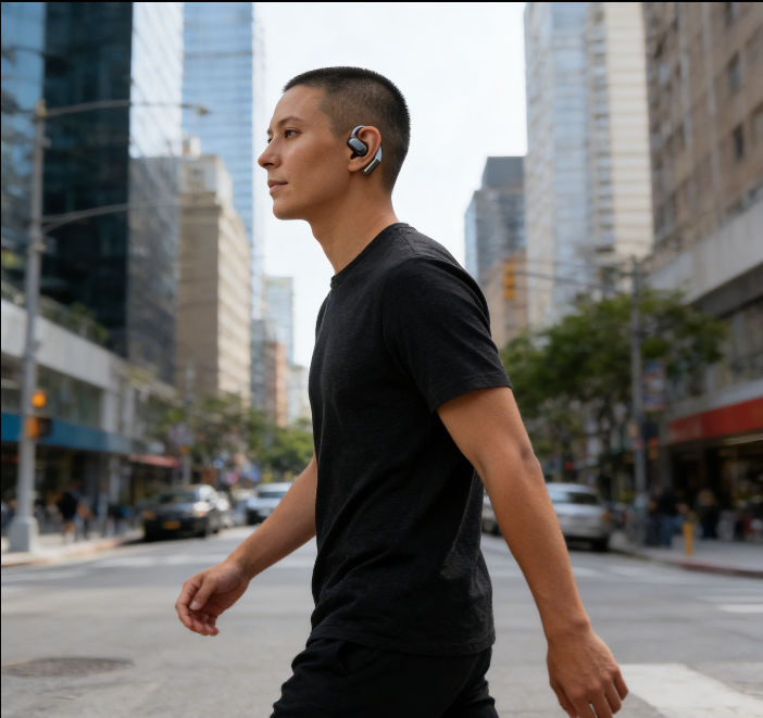 ⏳Limited time offer!🎧 Open-ear headphones with 72-hour battery life, secure fit for workouts and commutes ✨