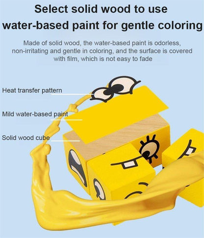🎭 50% OFF HOT SALE! ✨ 5D Puzzle Educational Faces Changing Game - Interactive Family Activity with Rotating Expressions for Creative Learning 👨‍👩‍👧‍👦🔁