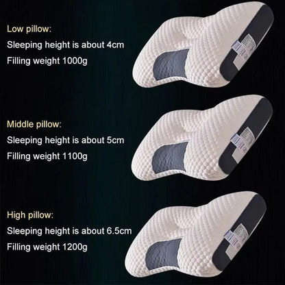 ✨2025 Antibacterial Neck Support Sleep-Aid Massage Pillow