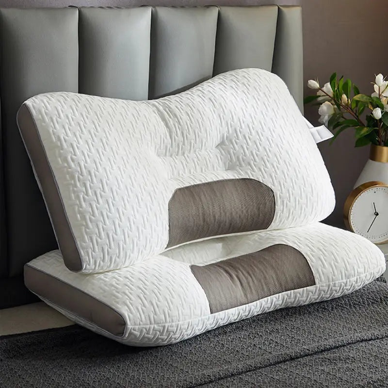 ✨2025 Antibacterial Neck Support Sleep-Aid Massage Pillow