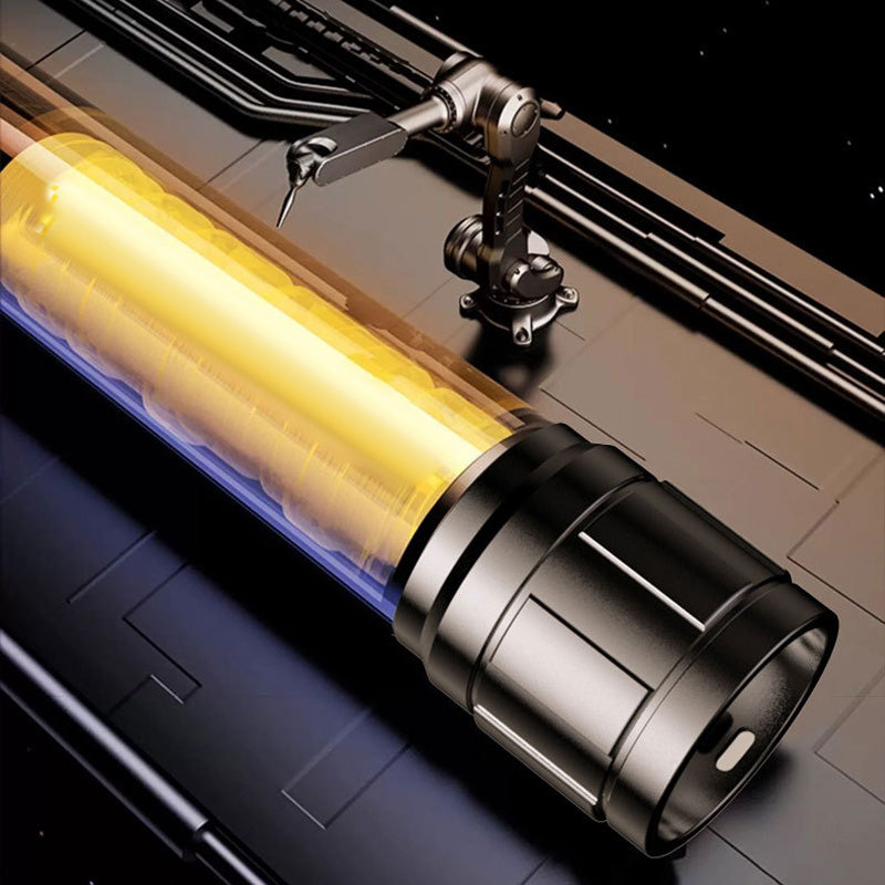 🔦 LED Strong Light Retractable Flashlight | Year-End Mega Sale 50% OFF | Zoomable Beam & Adjustable Length | Rechargeable for Outdoor & Emergency Use 🚀✨