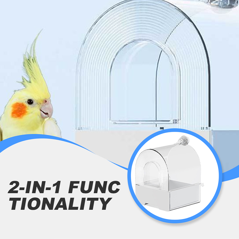 💥Time-limited Special💥2-In-1 Basin For Bathing And Feeding Parrots