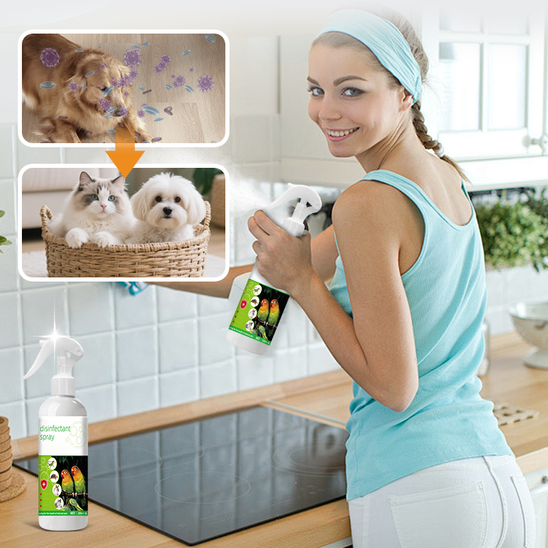 Parrot special disinfectant spray - bird cage deodorizing cleaner