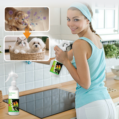 Parrot special disinfectant spray - bird cage deodorizing cleaner