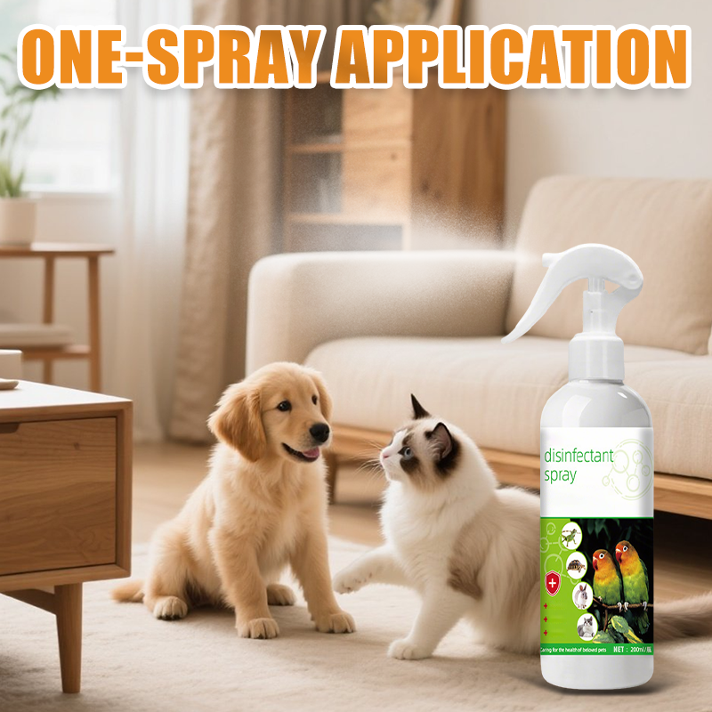 Parrot special disinfectant spray - bird cage deodorizing cleaner