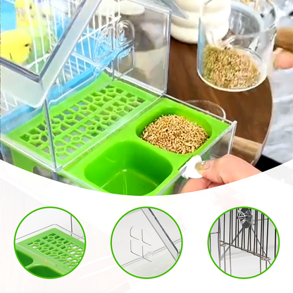 Pull-Out External Parrot Feeder✨