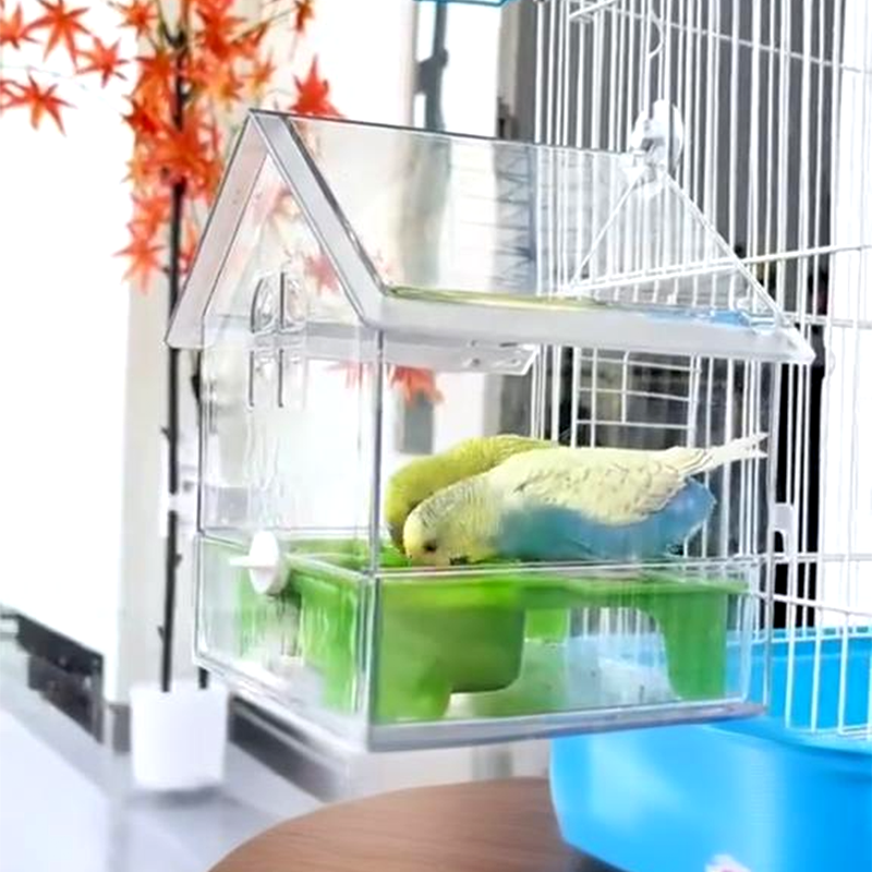 Pull-Out External Parrot Feeder✨