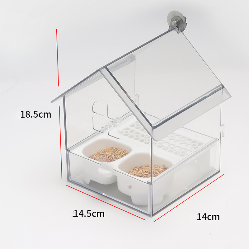 Pull-Out External Parrot Feeder✨