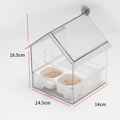Pull-Out External Parrot Feeder✨