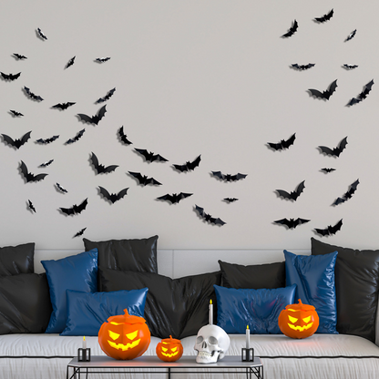 3D Bat LED Wall Light Decor