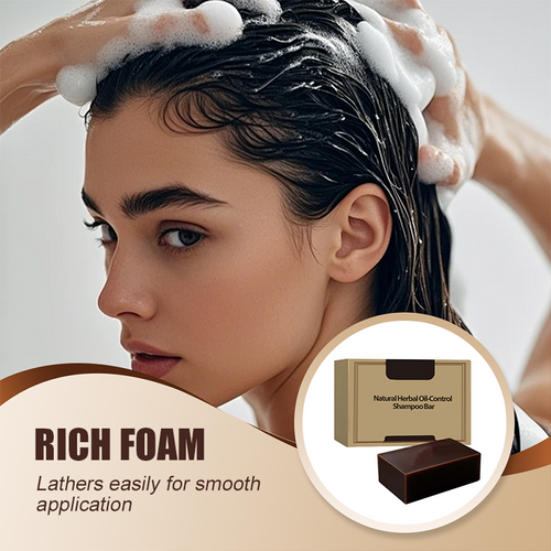 Natural Herbal Oil-Control Shampoo Bar