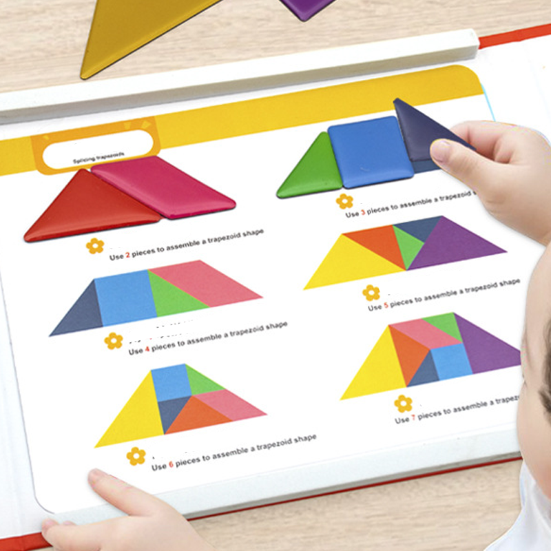 Children's Magnetic Tangram Puzzle Set