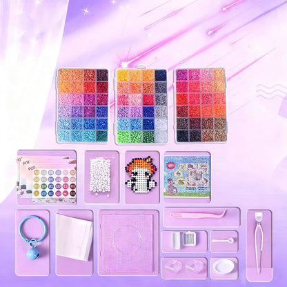 🎨 50% OFF NOW! ✨ 🎁 COMPLETE CRAFT KIT - 96 Colors with Storage Case, Perfect for Kids' Art Projects and Creative Development, Ideal Christmas Gift 👧✂️