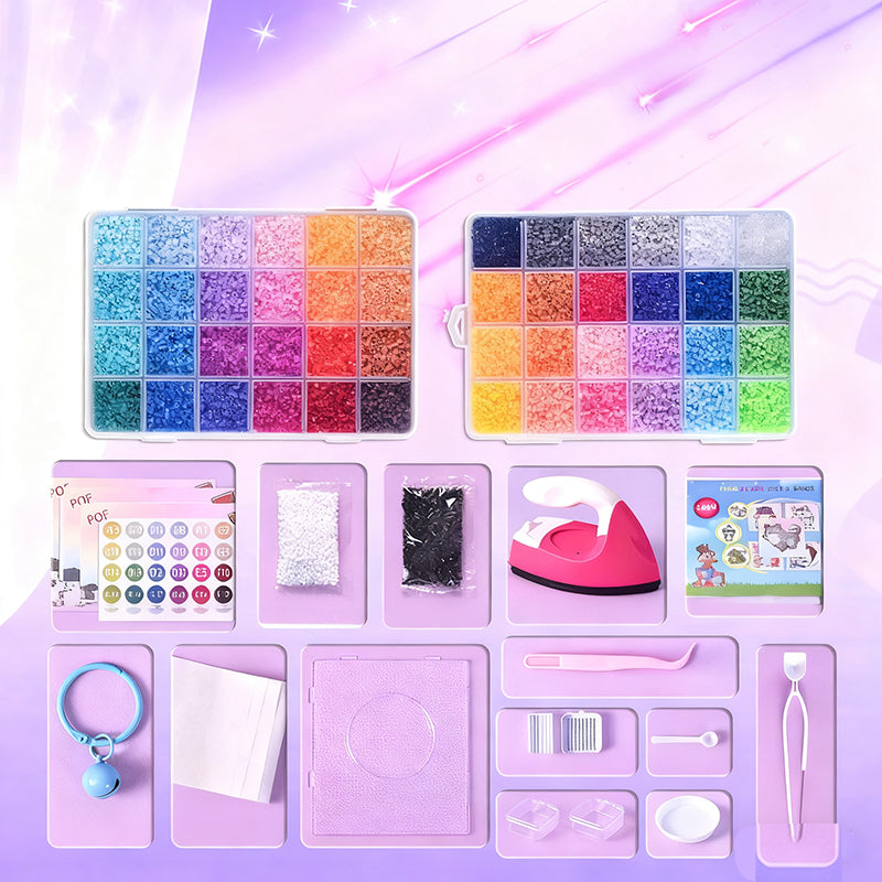 🎨 50% OFF NOW! ✨ 🎁 COMPLETE CRAFT KIT - 96 Colors with Storage Case, Perfect for Kids' Art Projects and Creative Development, Ideal Christmas Gift 👧✂️