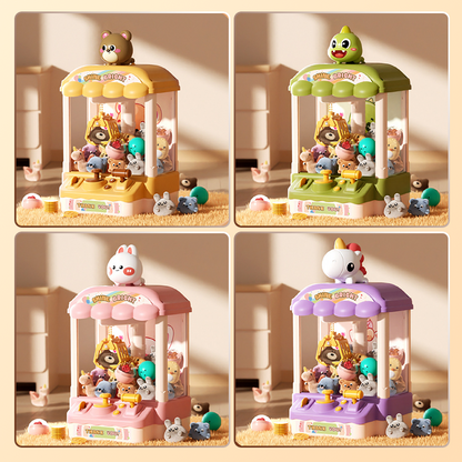 🐾 Cute Animal Claw Machine for Kids 🎉 Includes Plush Toys & Capsule Toys – Hours of Fun! 🧸✈️Free shipping